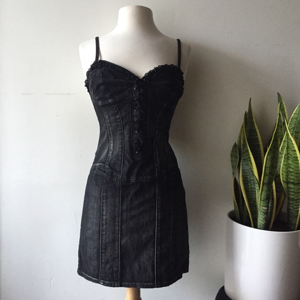 Guess Fitted Jeans Dress